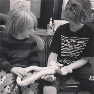 Brothers with Snakes