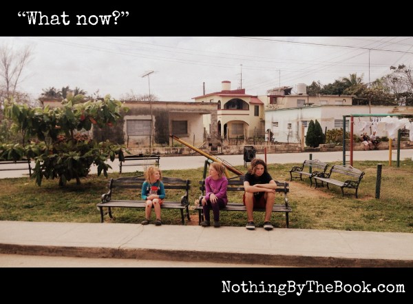 Trio on benches at laundry park2